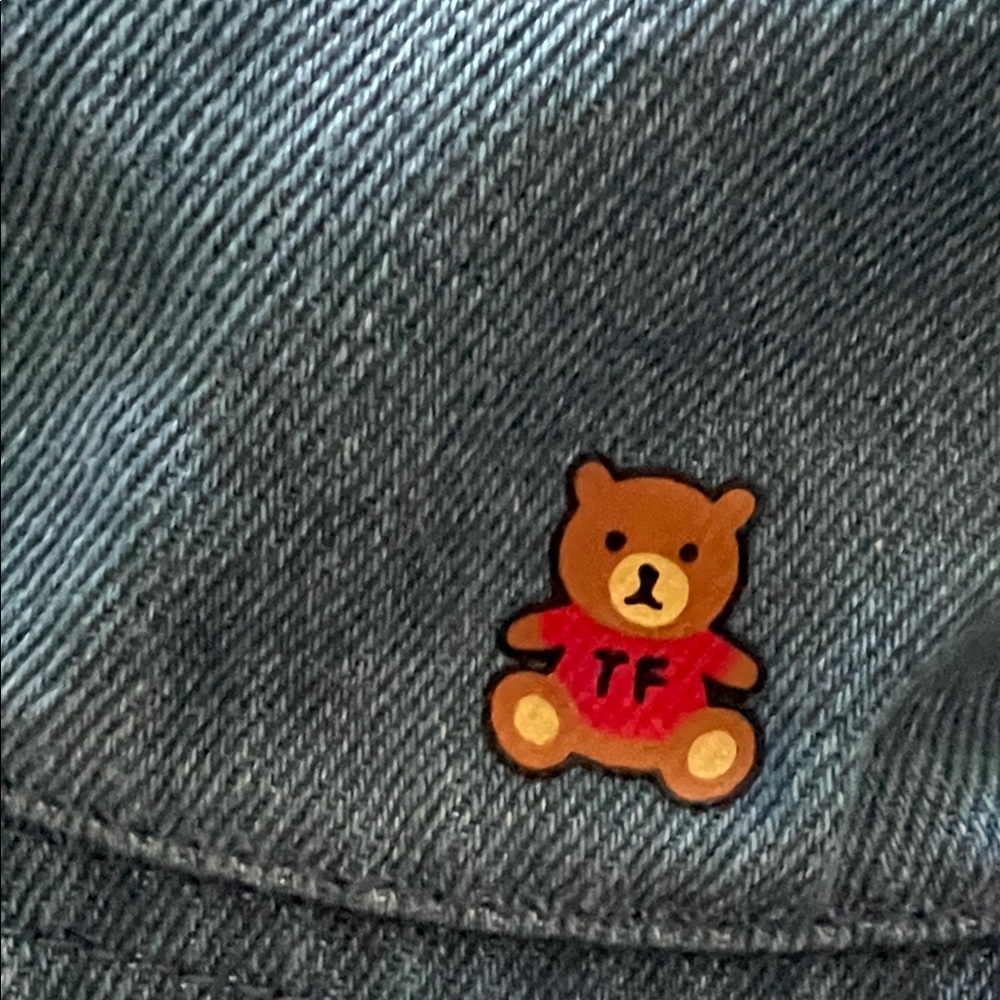 Teddy Fresh Denim Bucket Hat with Teddy Bear Print - Picture 4 of 6